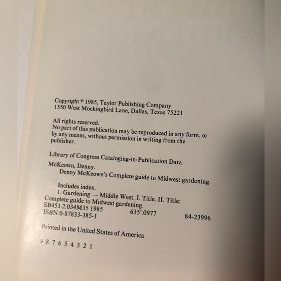 Complete Guide To Midwest Gardening Book By Denny McKeowns - Picture 5 of 7